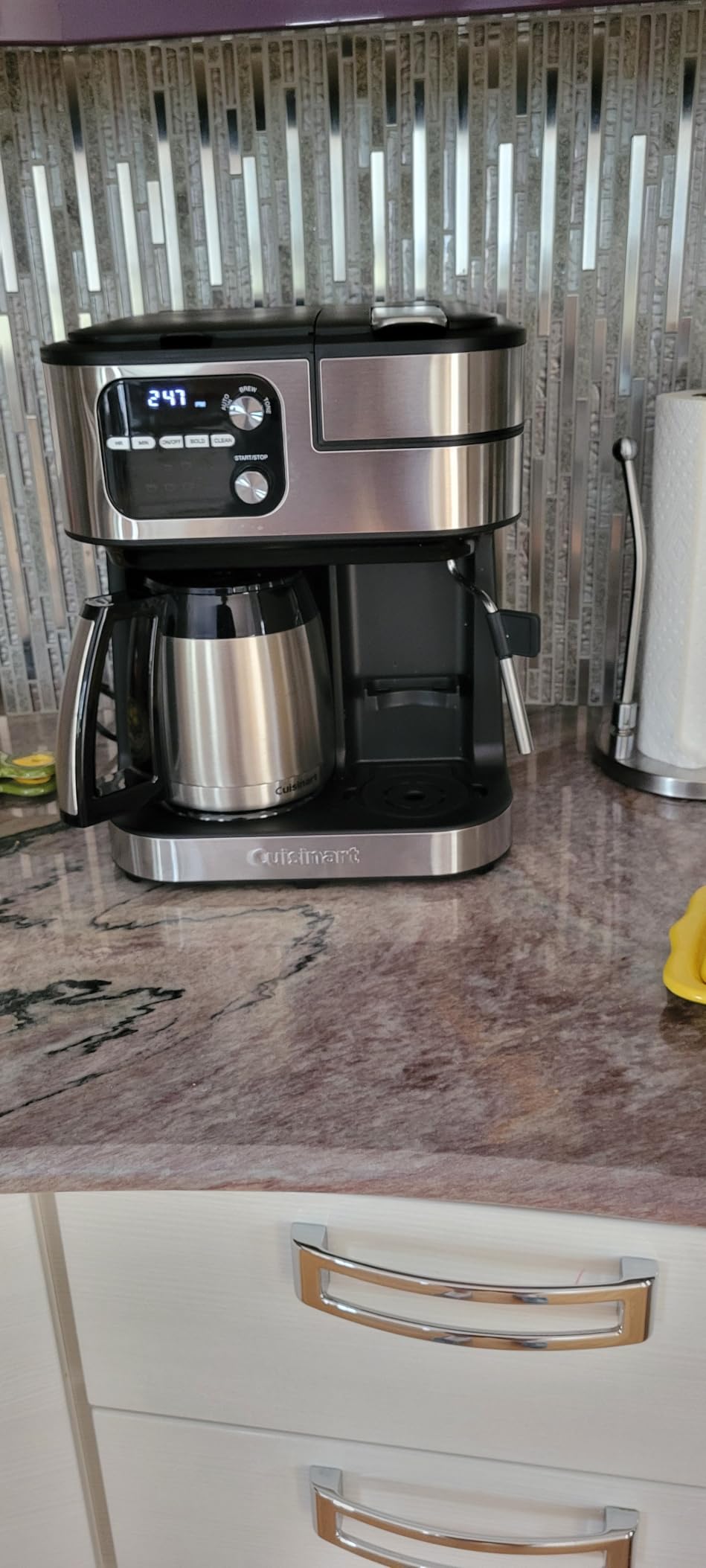 Cuisinart Coffee Center Barista Bar 4-in-1 Coffee Maker, Single-Serve Pods Compatible, Coffeemaker, Three Brewing Sizes, SS-4N1NAS, Black customer photo 1