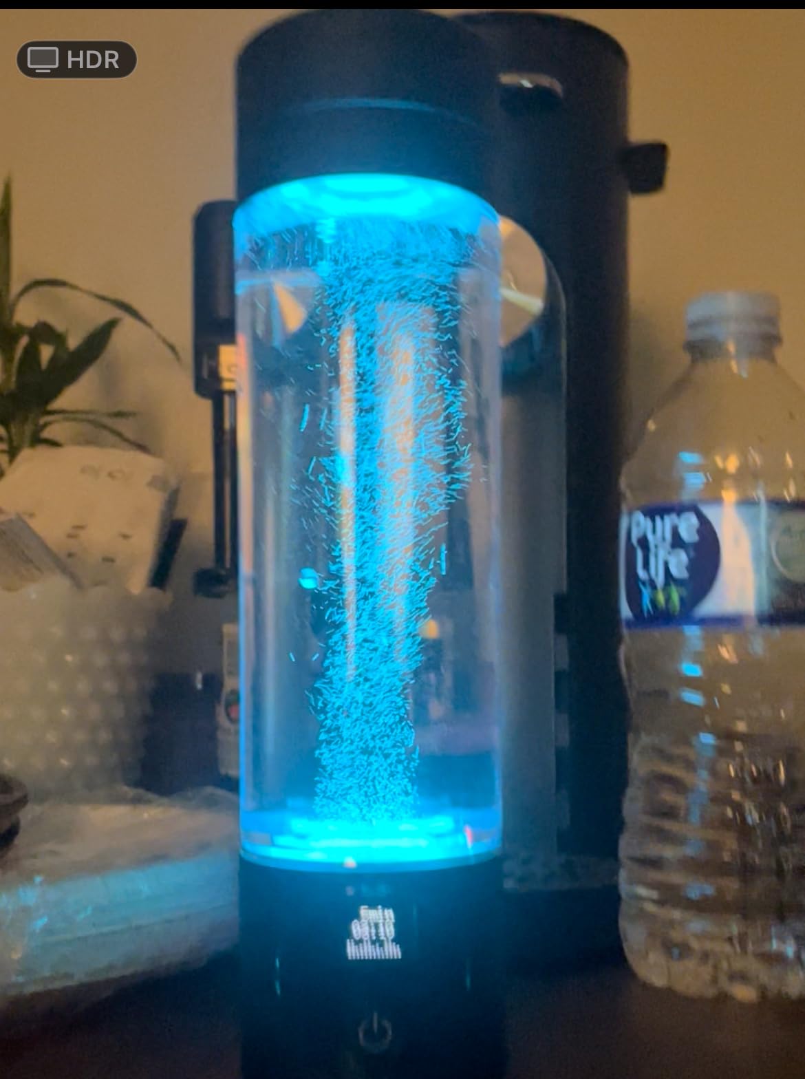 PIURIFY Hydrogen Water Bottle Generator | Up to 6300+ PPB in 3 Cycles | Molecular Hydrogen with SPE/PEM Technology | Certified H2 Generator | Rechargeable | Extended Warranty | 10 oz (Black) customer photo 2