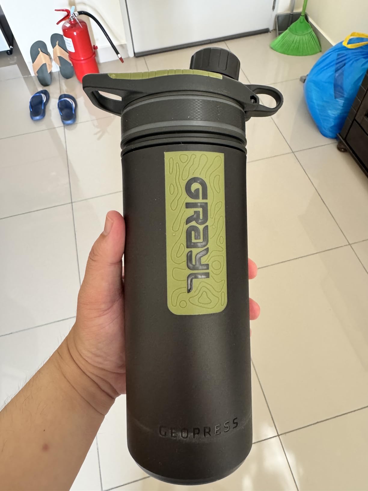 GRAYL GeoPress 24 oz Water Purifier Bottle - Filter for Hiking, Camping, Survival, Travel customer photo 2