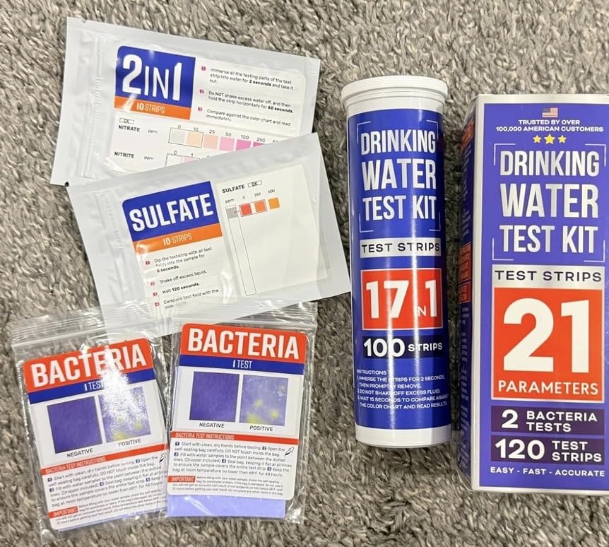 Bestprod All-New 21 in 1 Drinking Water Testing Kit Strips, Home Tap and Well Water Test Kit for Hardness, Lead, Iron, Copper, Chlorine, Fluoride customer photo 2