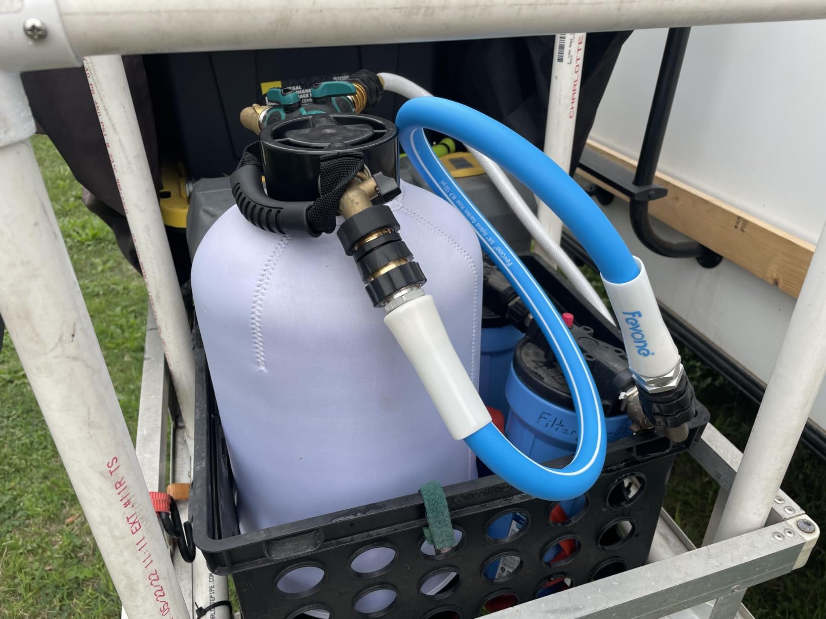 RVGUARD 16,000 Grains Portable Water Softener for RV customer photo 1