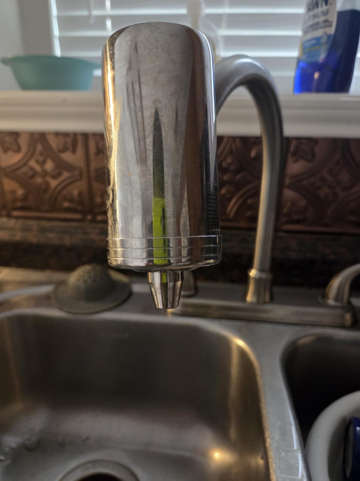 Waterdrop FC-06 Water Filter for Sink Faucet, 360° Rotating Stainless Steel Sink Water Filter, NSF Certified Faucet Water Filter for Kitchen, Reduce Chlorine, 1280 Gallons 12 Months, 4 Filters in Total customer photo 2