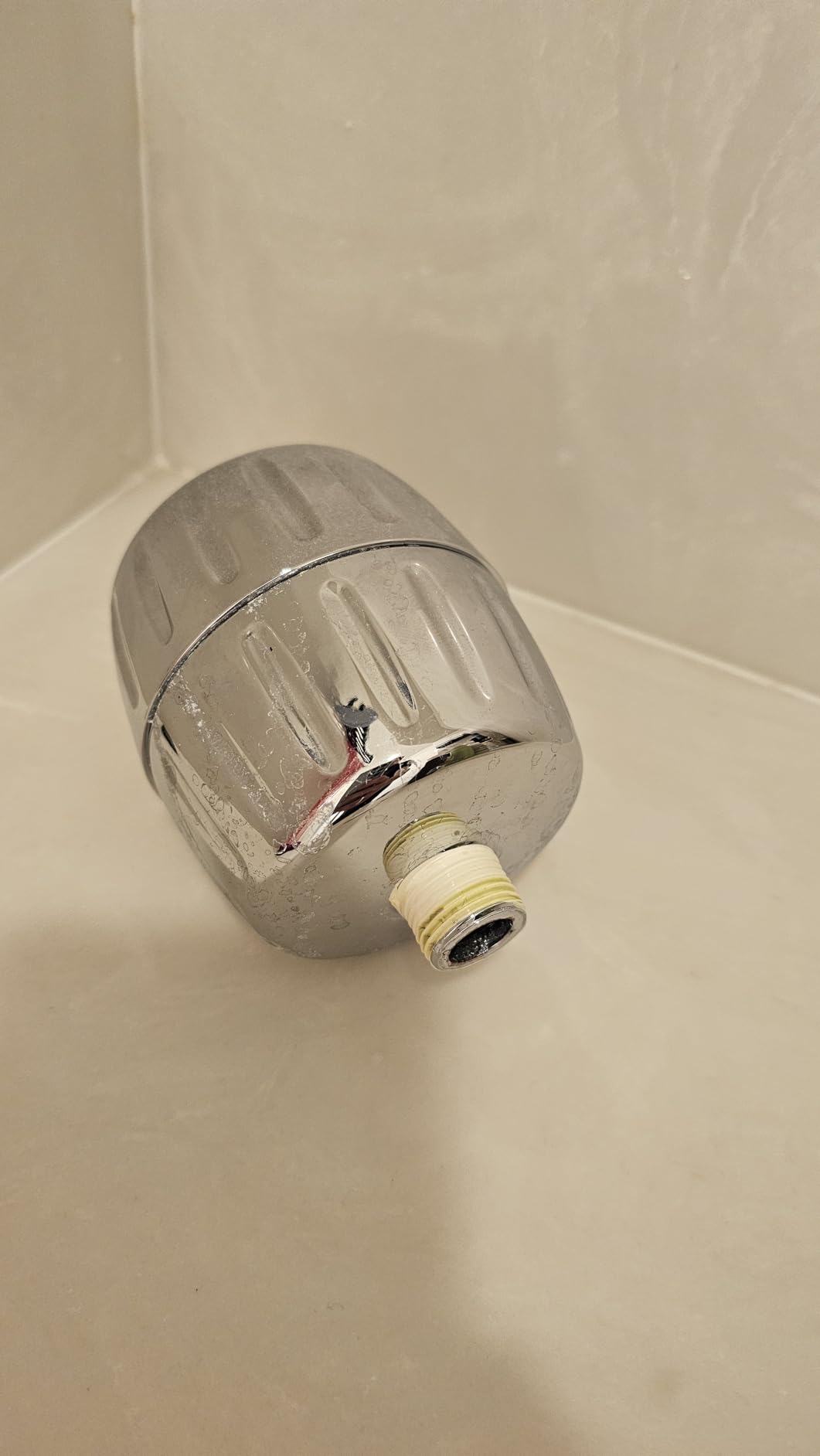 HammerHead Showers Solid Metal Shower Head Filter - KDF 55 Shower Filter, High Pressure Universal - Removes Chlorine and Heavy Metals - Chrome customer photo 1