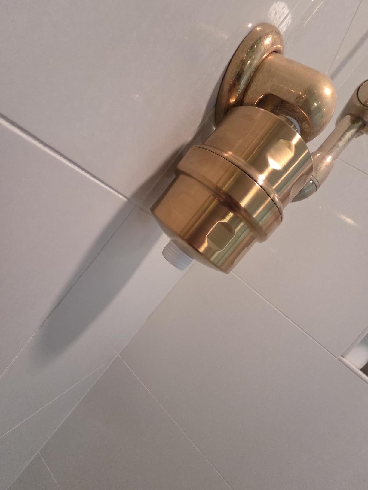 HammerHead Showers Solid Metal Shower Head Filter - KDF 55 Shower Filter, High Pressure Universal - Removes Chlorine and Heavy Metals - Chrome customer photo 2