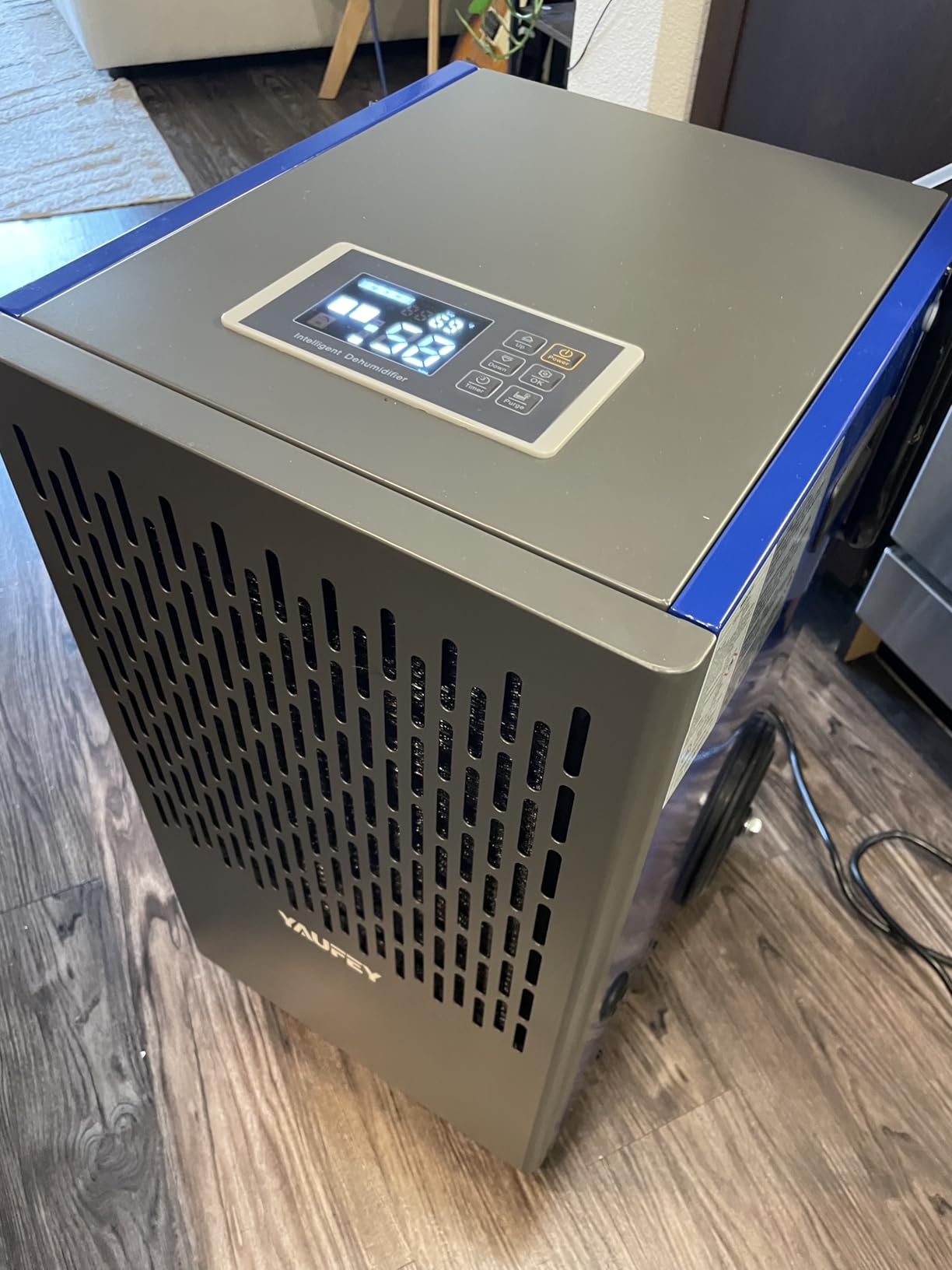 Yaufey 155 Pints Commercial Dehumidifier with Pump, for Basement up to 8000 Sq. Ft, Large Capacity Industrial Dehumidifier for Large Room with Intelligent Humidity Control customer photo 2