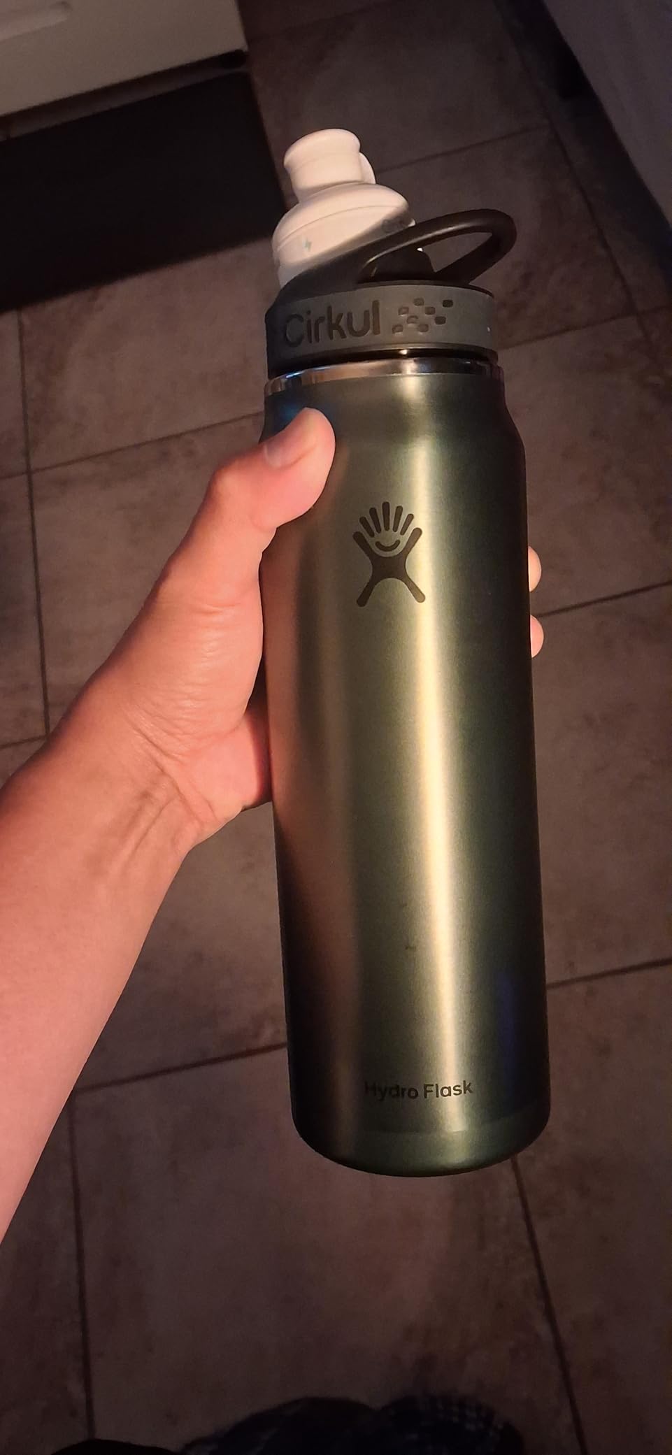 Hydro Flask 24 Oz Lightweight Trail Series Wide Flex Cap Serpentine - Hiking Water Bottle customer photo 2