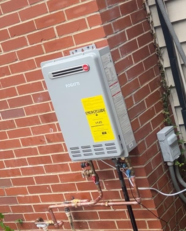 FOGATTI Propane Gas Tankless Water Heater Outdoor - Max 5.1 GPM 120,000 BTU, CSA Certified Compact Design On Demand Instant Hot Water Heater - Instagas Comfort 120S Series customer photo 2