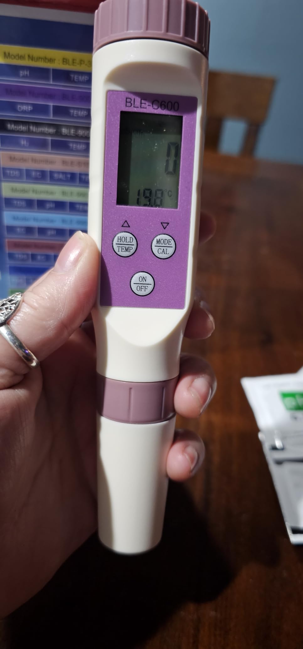 PH Meter 7-in-1 Tds Meter/Salinity Tester/pH Meter/EC Meter/Orp Meter/S.G Meter/Temp ph Tester Digital,PH Meter for Water 0.01pH Accuracy,Tds Meter with ATC customer photo 1