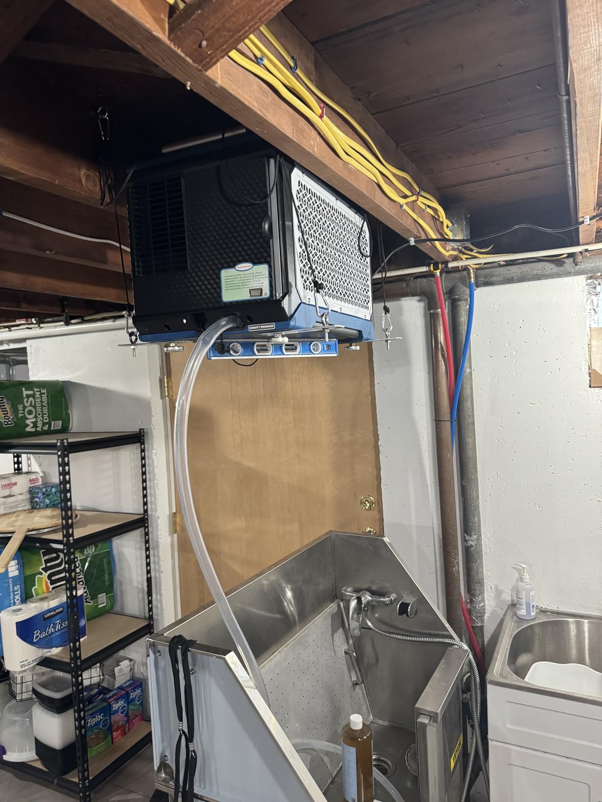 ARGENDON 145 Pint Crawl Space/Basement Dehumidifier with Drain Hose, Commercial Dehumidifiers for Large Space, Industrial, Water Damage, Auto Defrosting, 5 Years Limited Warranty customer photo 1