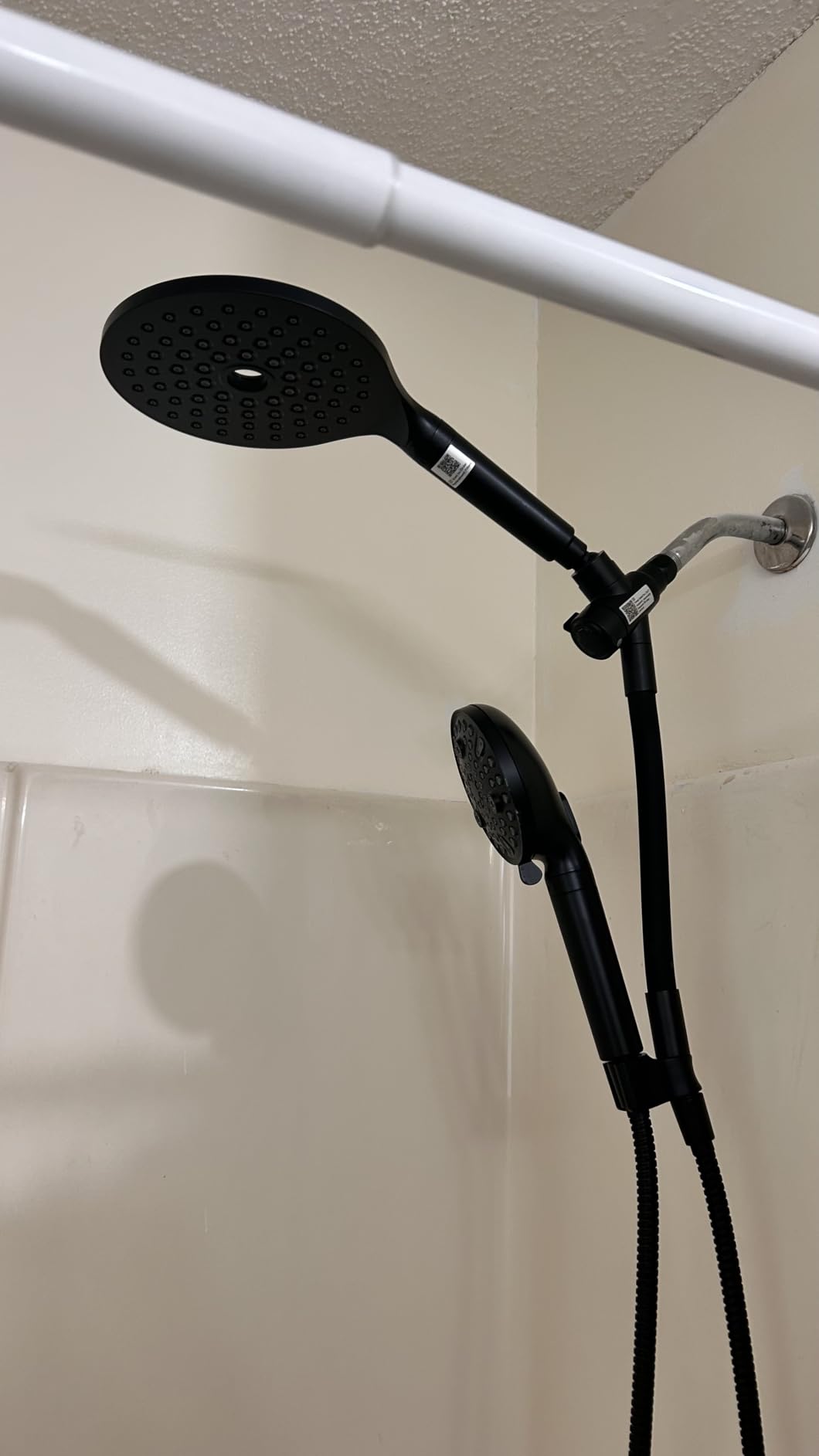 MakeFit Dual Filtered Rain Shower Head Combo, High Pressure Handheld Shower Head with Adjustable Bar - Rainfall Shower Head And Showerhead with Filter for Hard Water - Removes Chlorine customer photo 2