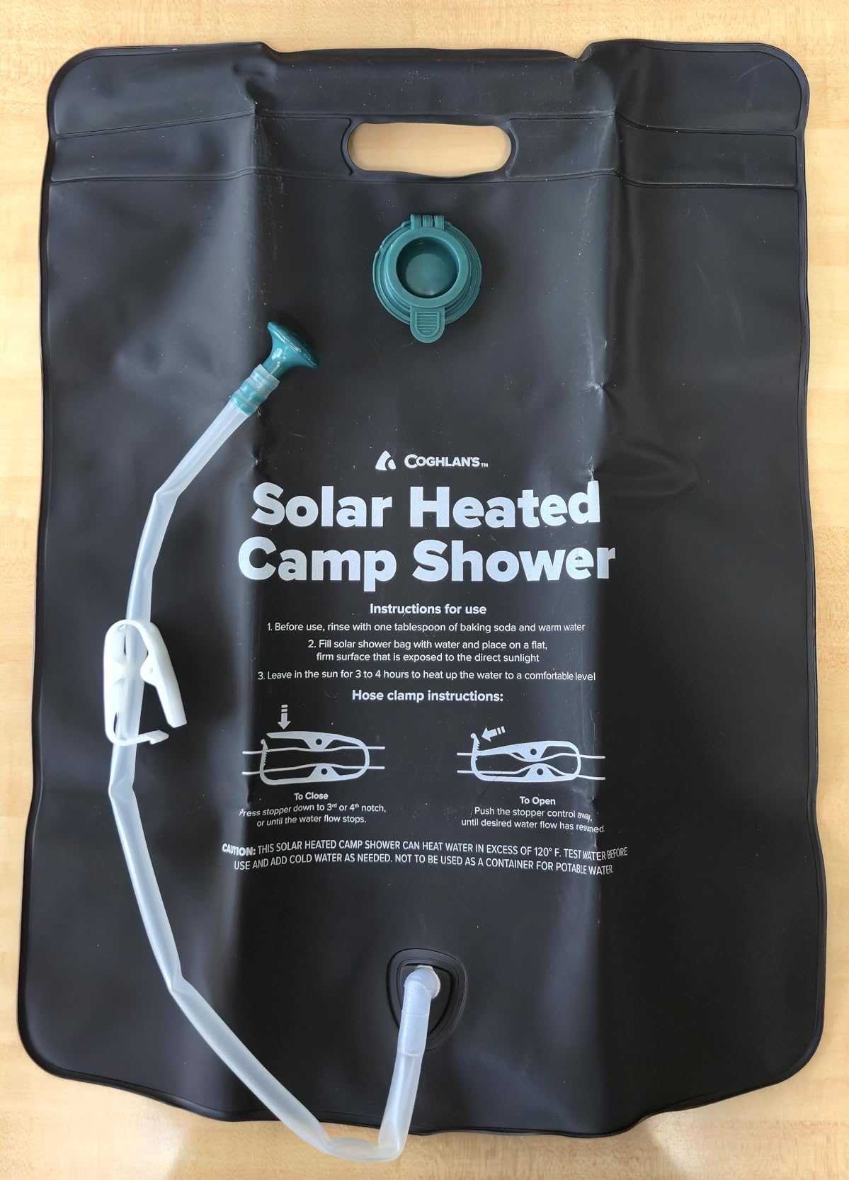 Coghlan's Camp Shower - Portable, Solar-Heated, Outdoor Shower Bag customer photo 2