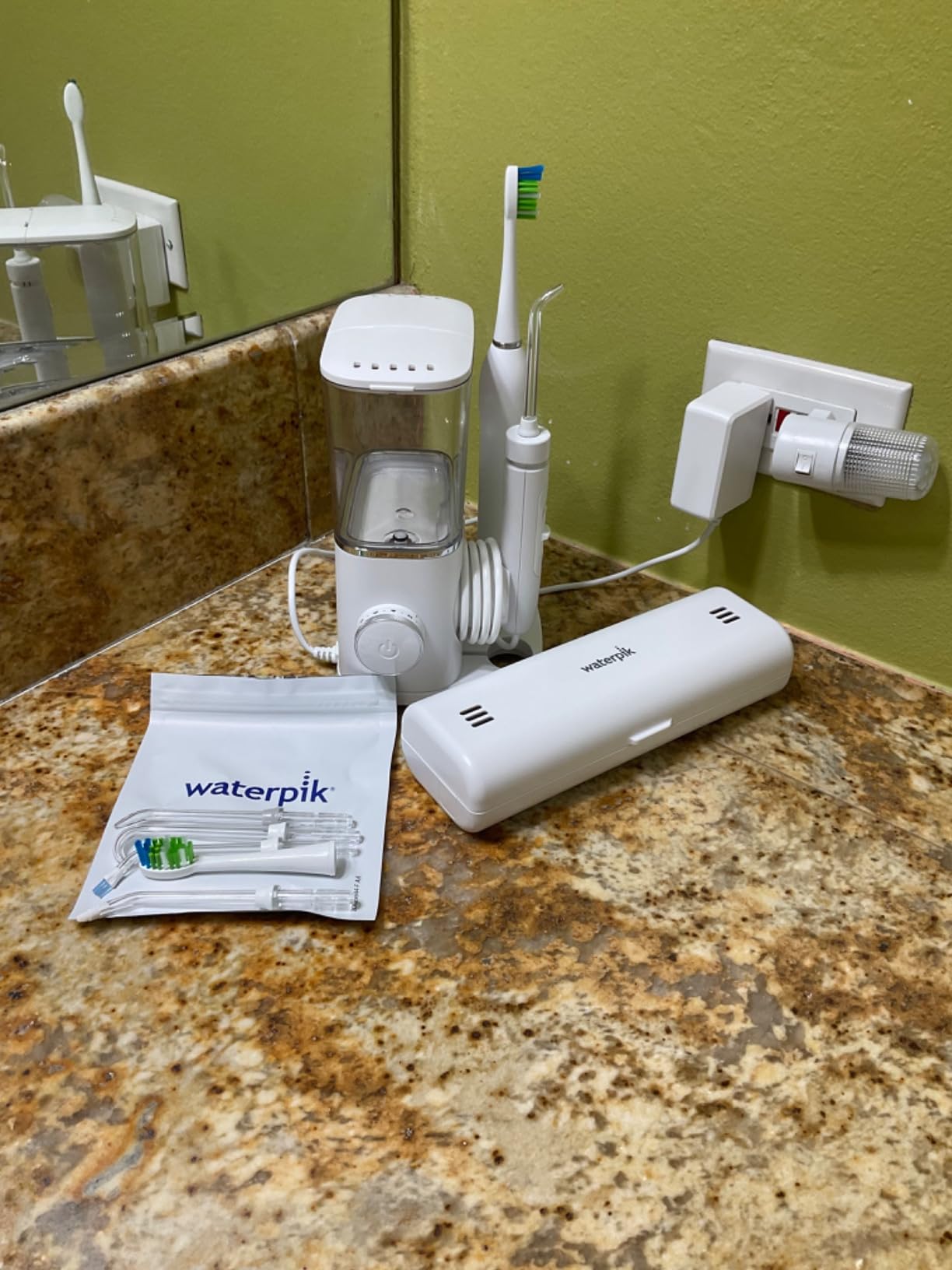 Waterpik Sensonic Complete Care Water Flosser & Electric Toothbrush Combo customer photo 2