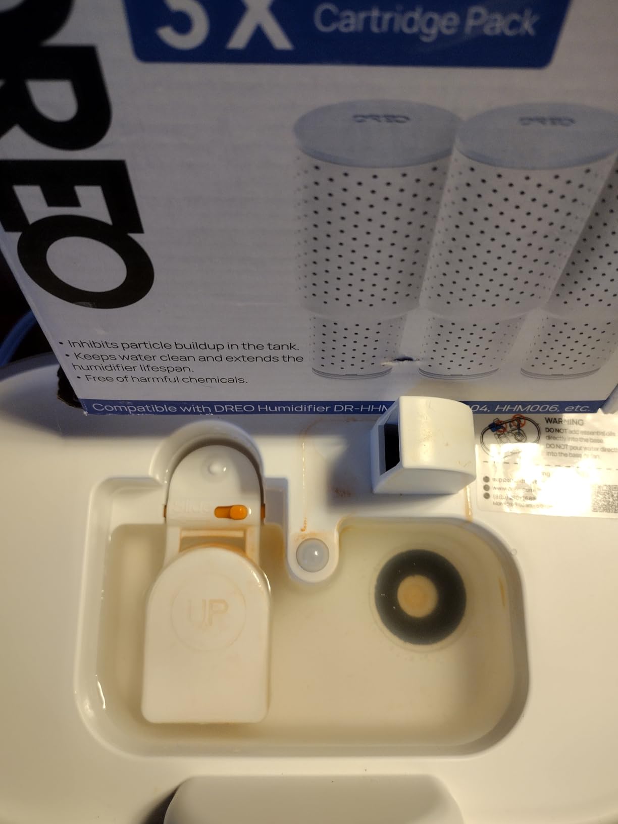 DREO 6L Humidifiers for Bedroom, 60H Runtime, 28 dB Quiet, HM524 | Precise Humidity Control, Easy to Refill & Clean, Nightlight, Cool Mist Humidifiers for Large Rooms, Baby Nurseries & Plants customer photo 2