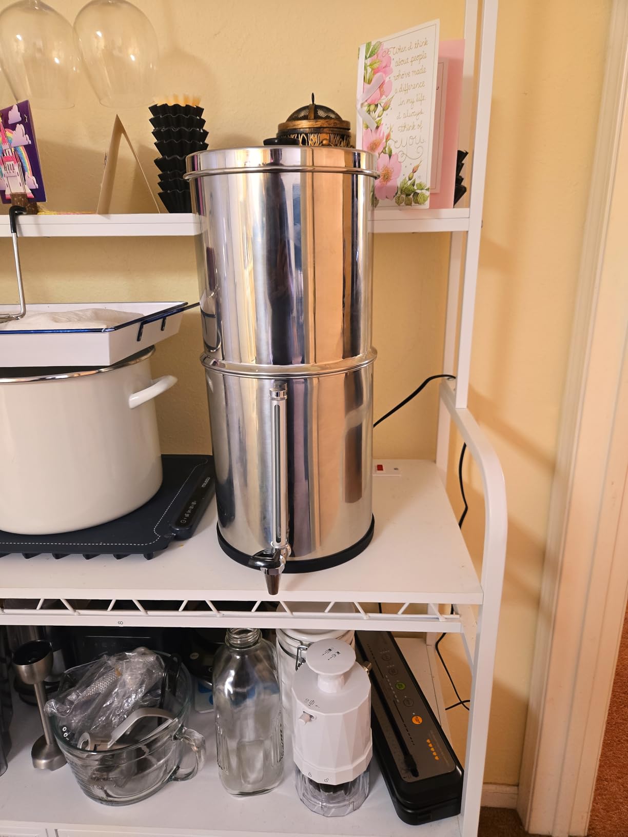 Purewell 7-Stage 0.01μm Ultra-Filtration Alkaline Water Filter System, Reduces Fluoride & Chlorine, pH 8-9, 2.25G customer photo 1