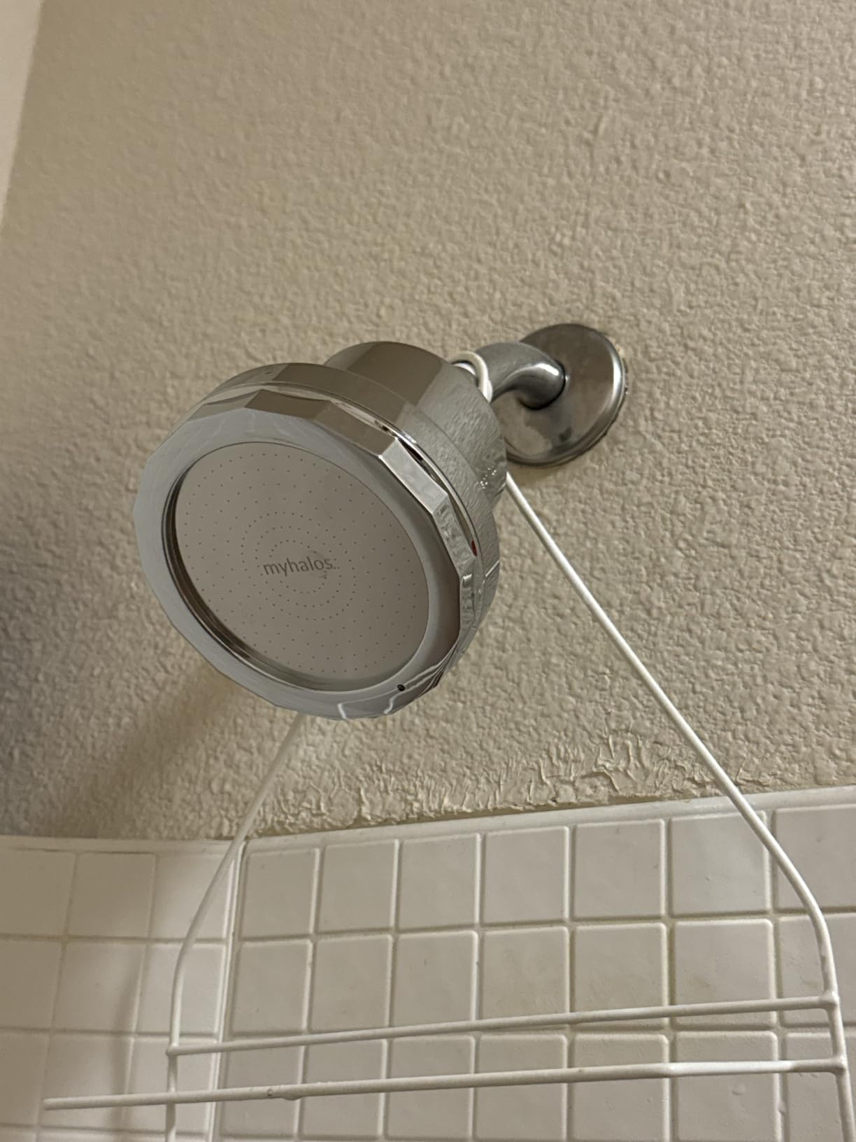 MyHalos Filtered Shower Head for Hard Water Filter - High Pressure, Removes Chlorine - Shower Head Filter for Hard Water Softener Showerhead, Easy Install, For Hair & Skin, Filtering (Chrome) customer photo 1