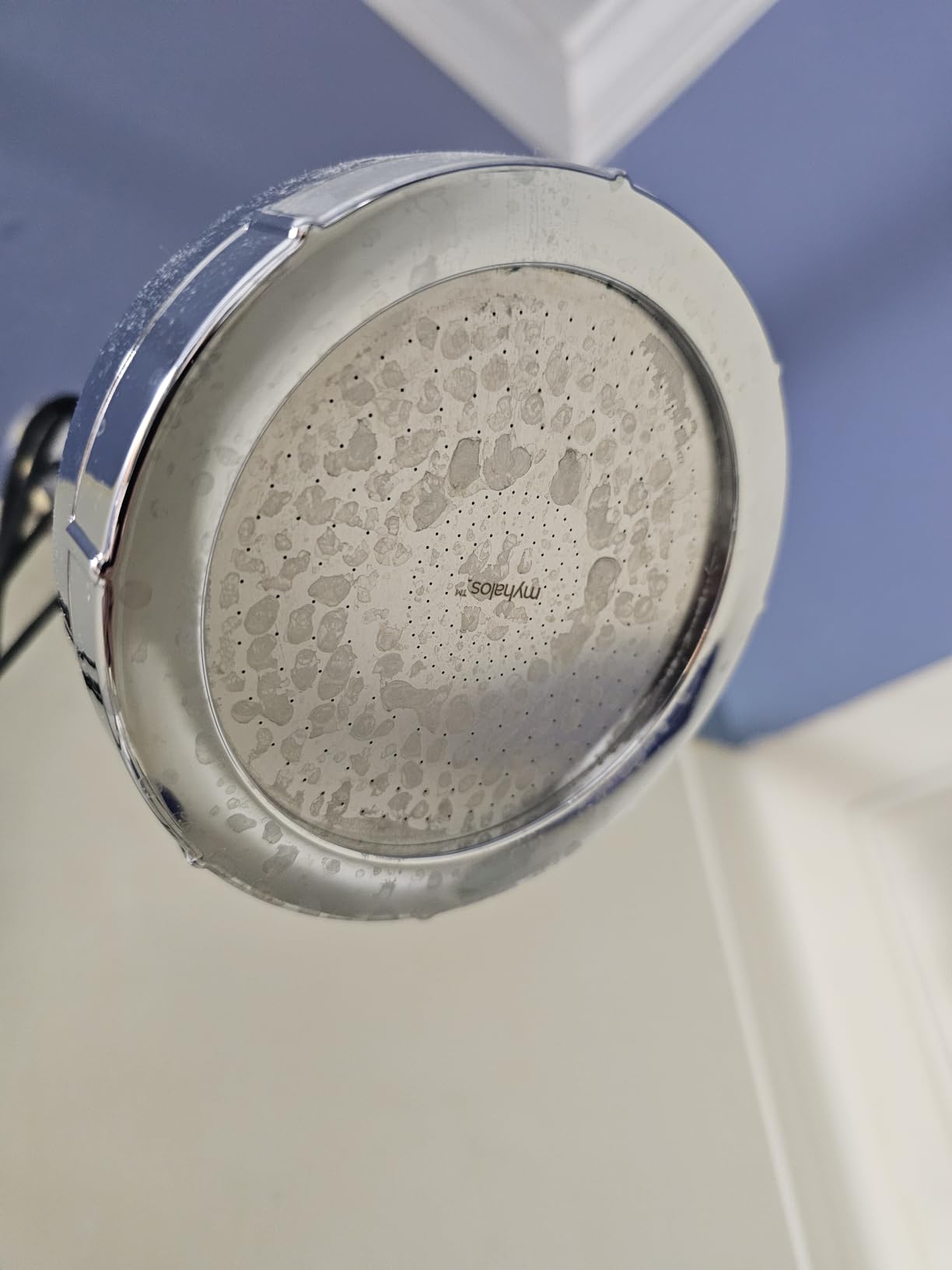 MyHalos Filtered Shower Head for Hard Water Filter - High Pressure, Removes Chlorine - Shower Head Filter for Hard Water Softener Showerhead, Easy Install, For Hair & Skin, Filtering (Chrome) customer photo 2