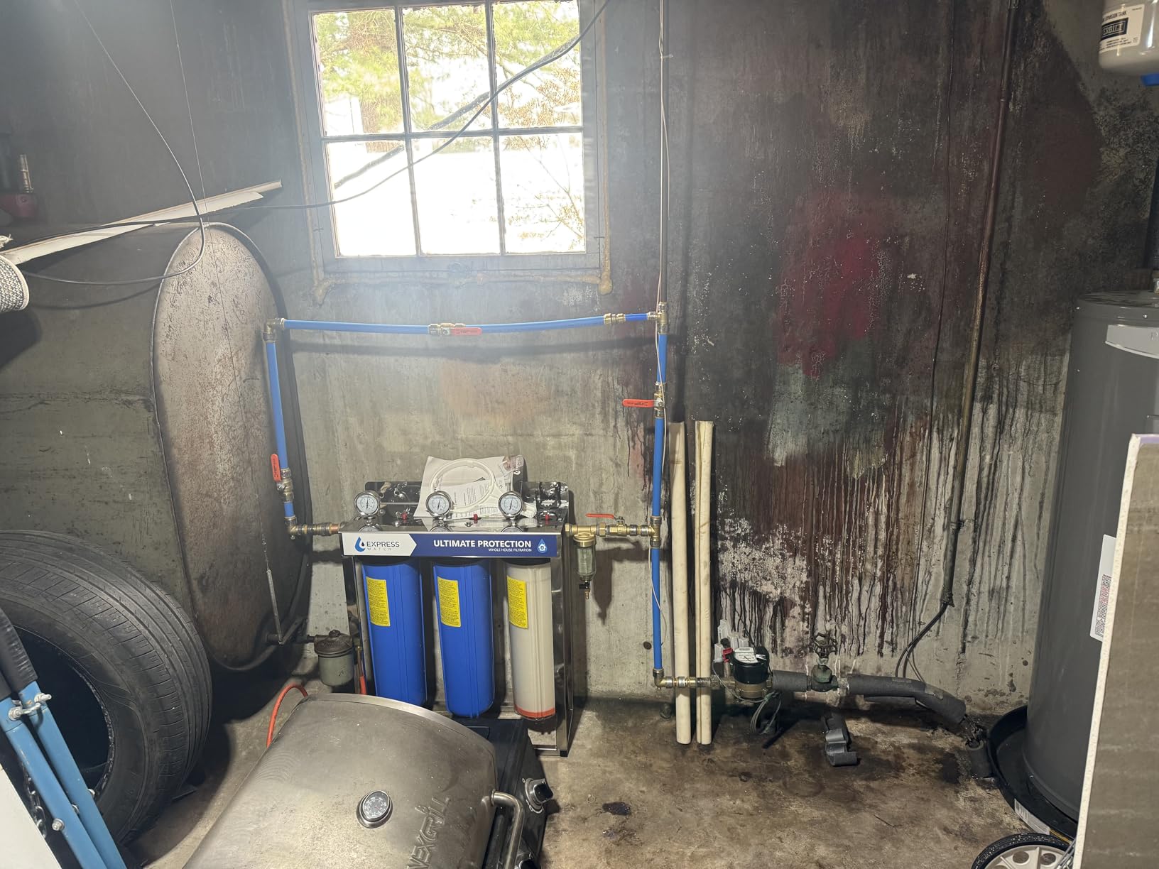 Express Water Whole House Water Filter System, Ultimate Protection, 3-Stage | Heavy Metal and Anti-Scale Filtration | Reusable 50 Micron Sediment Element | Quick-Change Cartridges customer photo 1