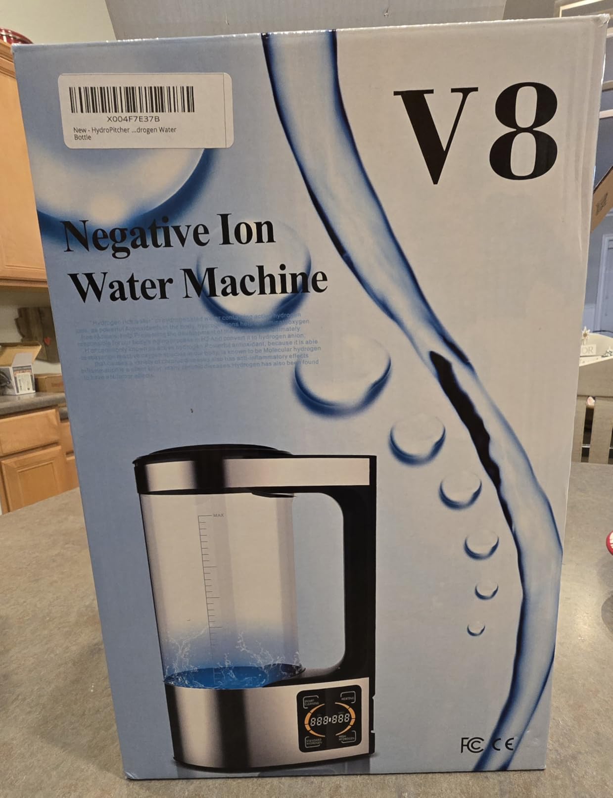 HydroPitcher | 68 Oz Hydrogen Water Pitcher - BPA Free Rich Hydrogen Water Generator - Electrolysis Jug with SPE/PEM Technology Hydrogen Water Machine | Chlorine Free Large Hydrogen Water Bottle customer photo 2