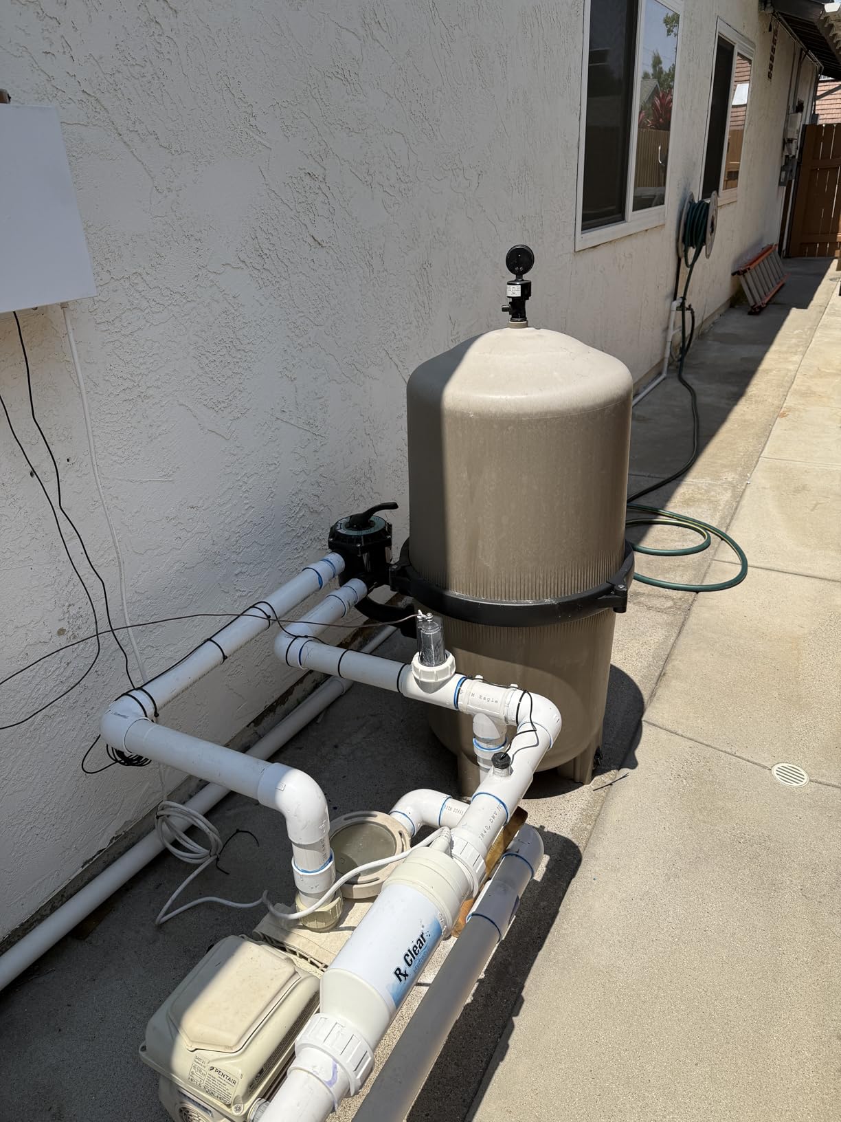 XtremepowerUS Diatomaceous Earth DE Pool Filter for In-Ground Pool Spa, 48 Sq. Ft. 96 Gallons Per Minute Pool Filter Vertical Grid D.E. Filter customer photo 2