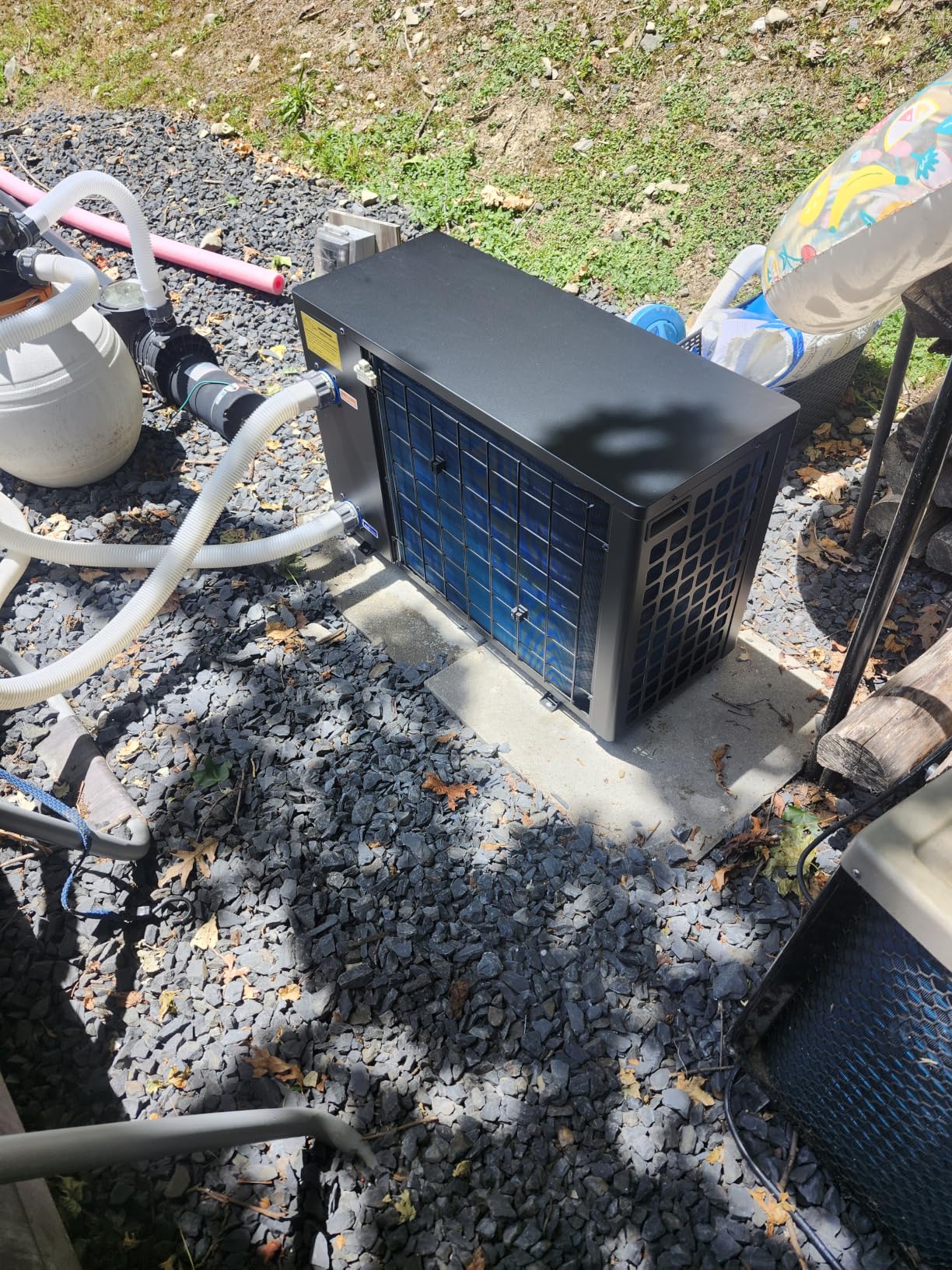 Electric Pool Heater, 30,000 BTU Pool Heat Pump for Above Ground Pools Up to 7000 Gallons, WiFi Control, 120V Titanium Heat Exchanger, V7 Plus customer photo 2