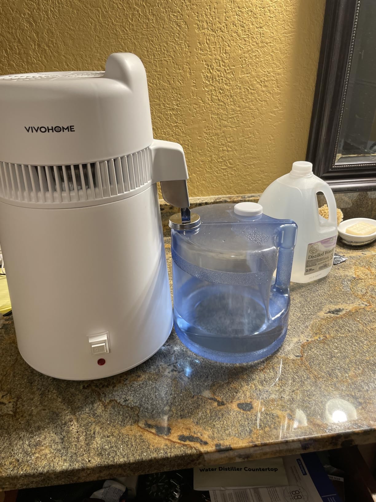 VIVOHOME Water Distiller Countertop 1.6 Gallon/6L 900W Distilled Water Machine customer photo 2