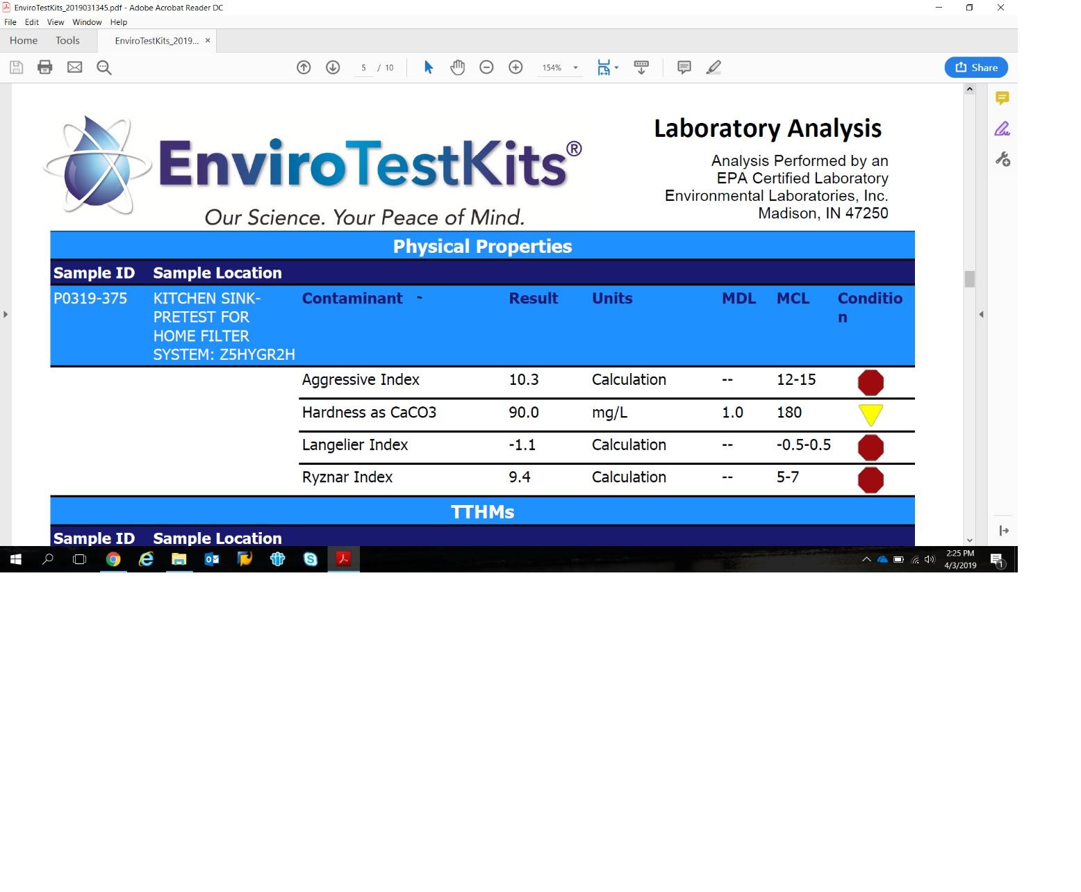 Safe Home Lead in Drinking Water Test Kit - 1 Sample Tested at Our EPA Certified Lab - Home Inspections, Mortgage Loans, Real Estate Transactions - Detection to 1ppb customer photo 1