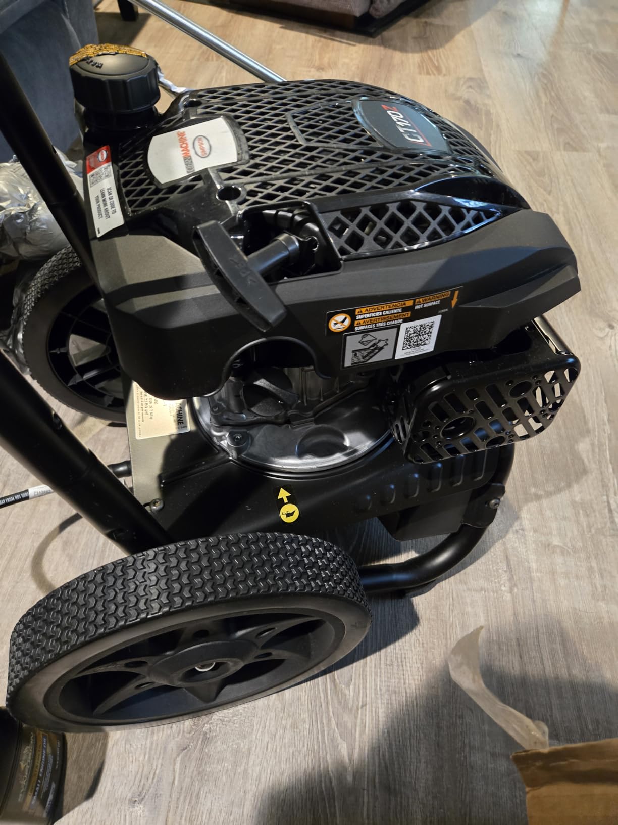 Simpson Clean Machine 3200 PSI Gas Pressure Washer, 2.5 GPM, Turbo Nozzle | Axial Cam Pump, Built-in Soap Tank, 25' Hose customer photo 1