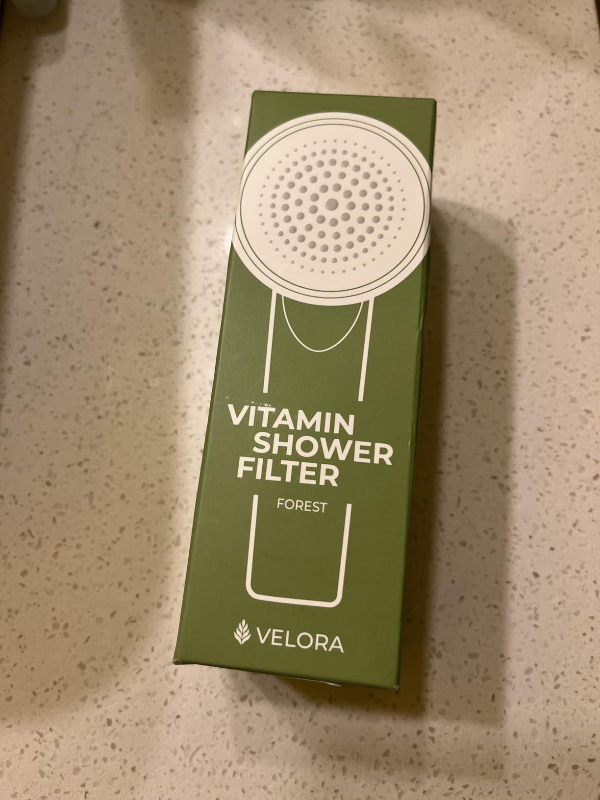 VELORA Vitamin C Shower Filter and Water Softener for Hard Water - Aromatherapy Shower Head Attachment - Universal Fit, Easy to Install - Reduces Dry Itchy Skin and Nourish Hair - Forest-Scented customer photo 2