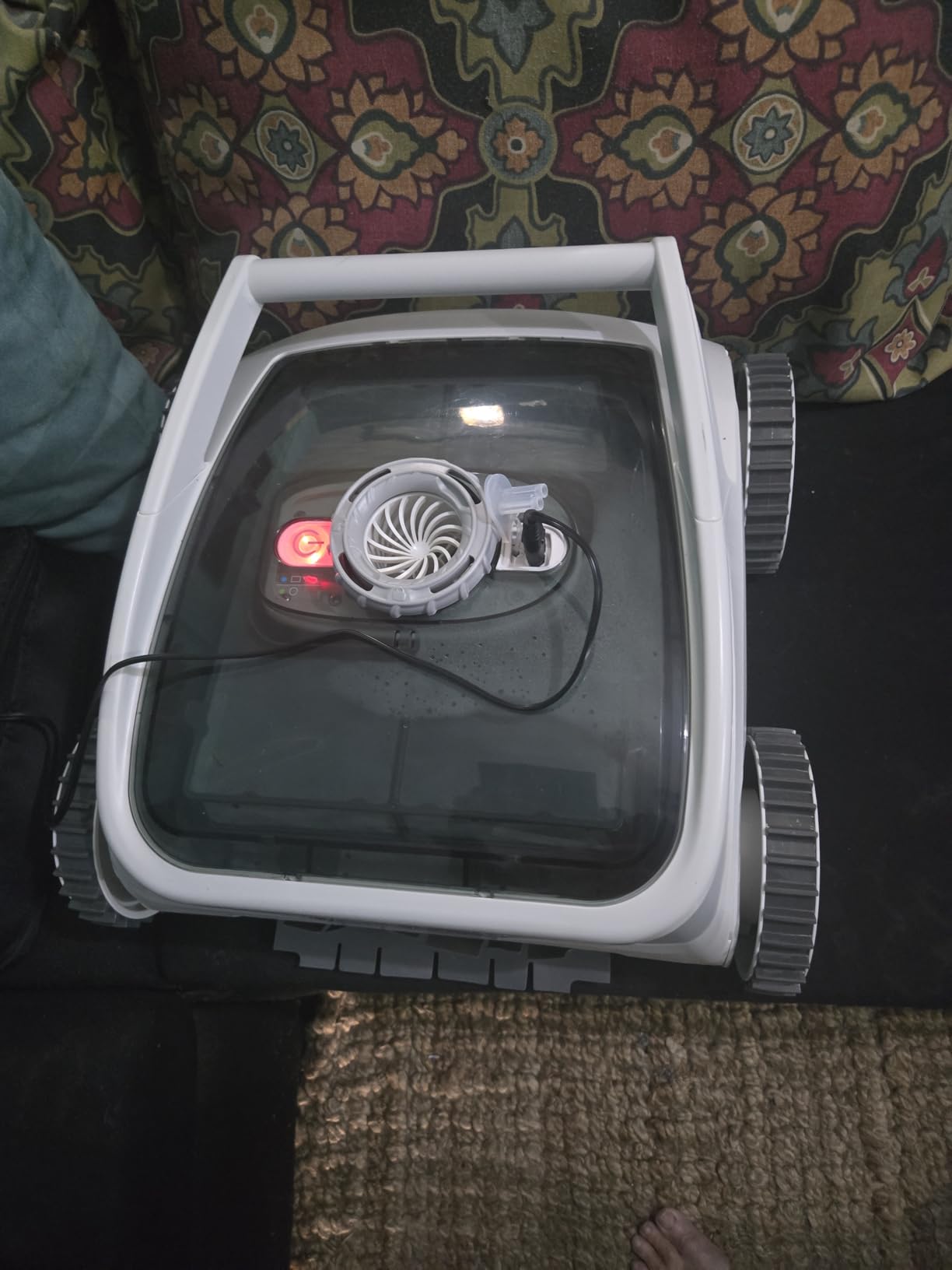 INTEX 28623E ZX500R Cordless Electric Automatic Robotic Pool Cleaner for Above Ground, In Ground Swimming Pools with Max Depth of 79in, 120-min Run Time on Full Charge customer photo 1
