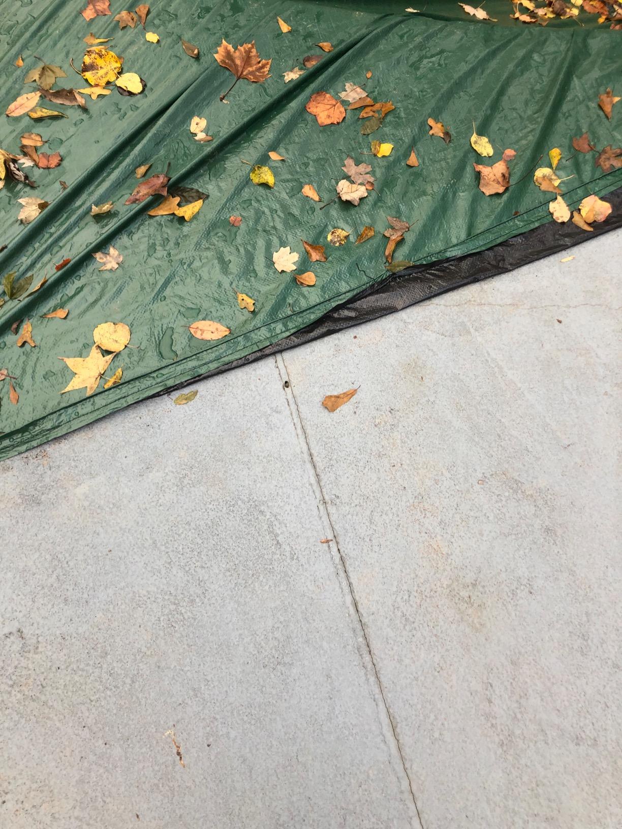Robelle 18 x 36 ft Heavy Duty Green Winter Pool Cover for Inground Pools, 5 ft Overlap, Solid 8 x 8 Scrim, 2.36 oz/yd2, 10-Year Warranty customer photo 2
