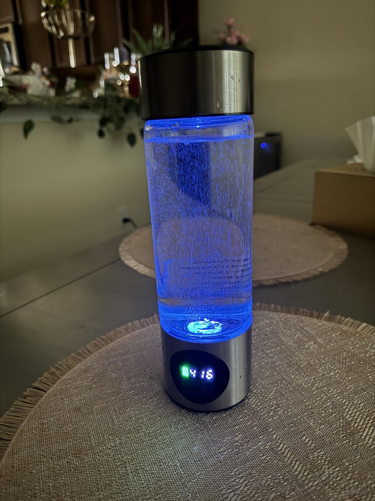 5.0 New Upgraded Hydrogen Water Bottle - Hydrogen Concentration up to 6000 PPB【Certified Hydrogen Generator】 2025 SPE/PEM Technology Odorless Double Hydrogen Content for Sports/Home/Office/Travel customer photo 1