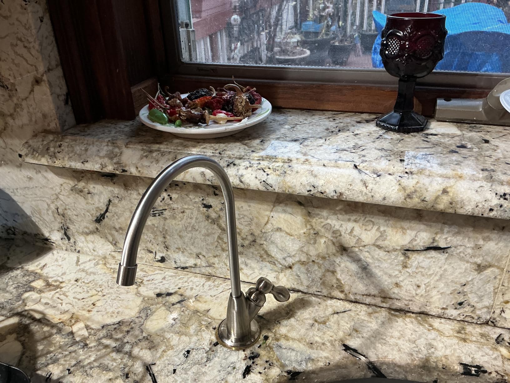 Aquasana Under Sink Water Filter | 2-Stage Filtration | Reduces up to 99.99% of PFAS, Lead, Chlorine, Cysts, & More | Under Counter Drinking Water Filter | Brushed Nickel Faucet | AQ-6200-BN customer photo 1