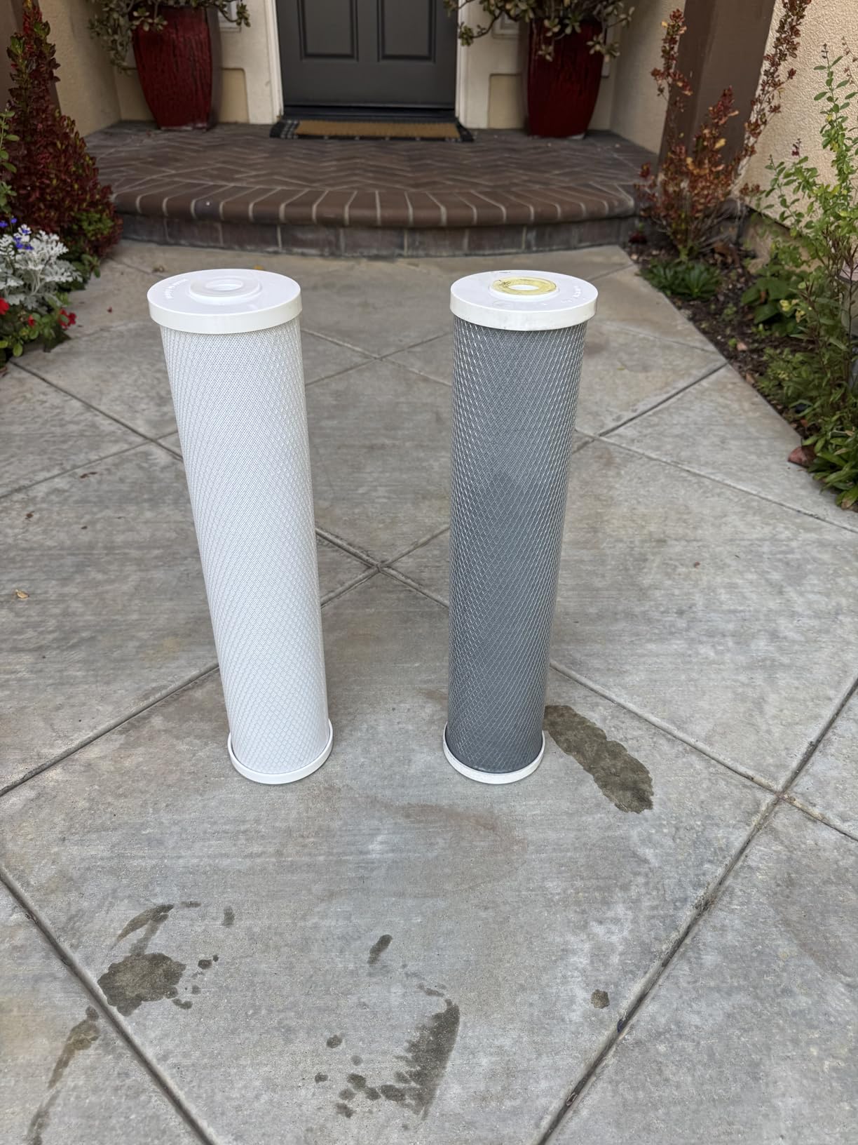 NU Aqua 4 Stage Main Line Salt Free Water Softener Whole House Water Filter System | Reduce Heavy Metals, Chlorine, Odors | Sediment, Water Softner, Heavy Metal KFD GAC, Carbon Block customer photo 1