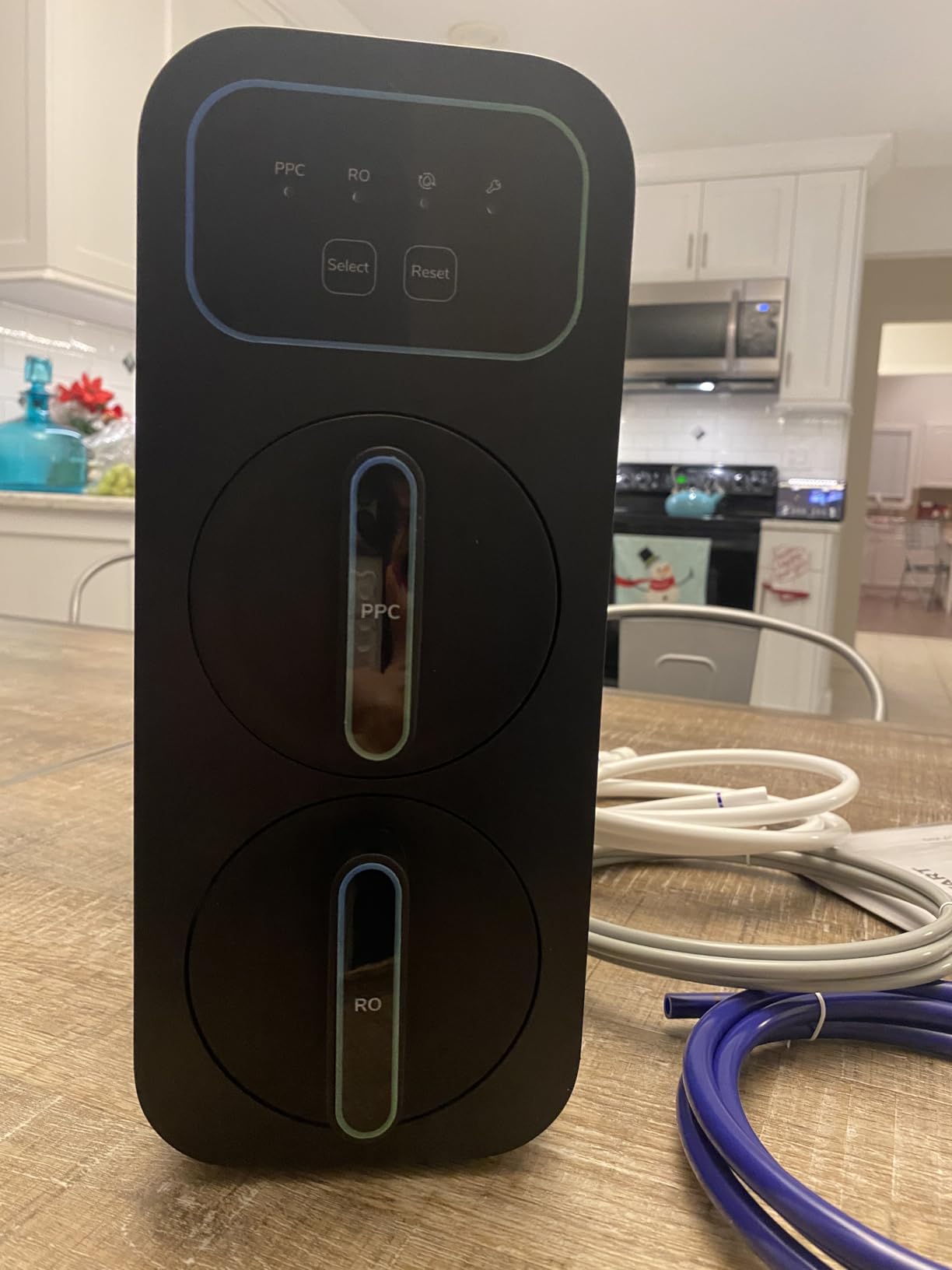 Ecoviva E8 800 GPD Reverse Osmosis Water Filter, 9-Stage Filtration RO System, Undersink Water Purifier, Reduces TDS, 2.5:1 Pure to Drain, Tankless, LED Smart Faucet customer photo 1