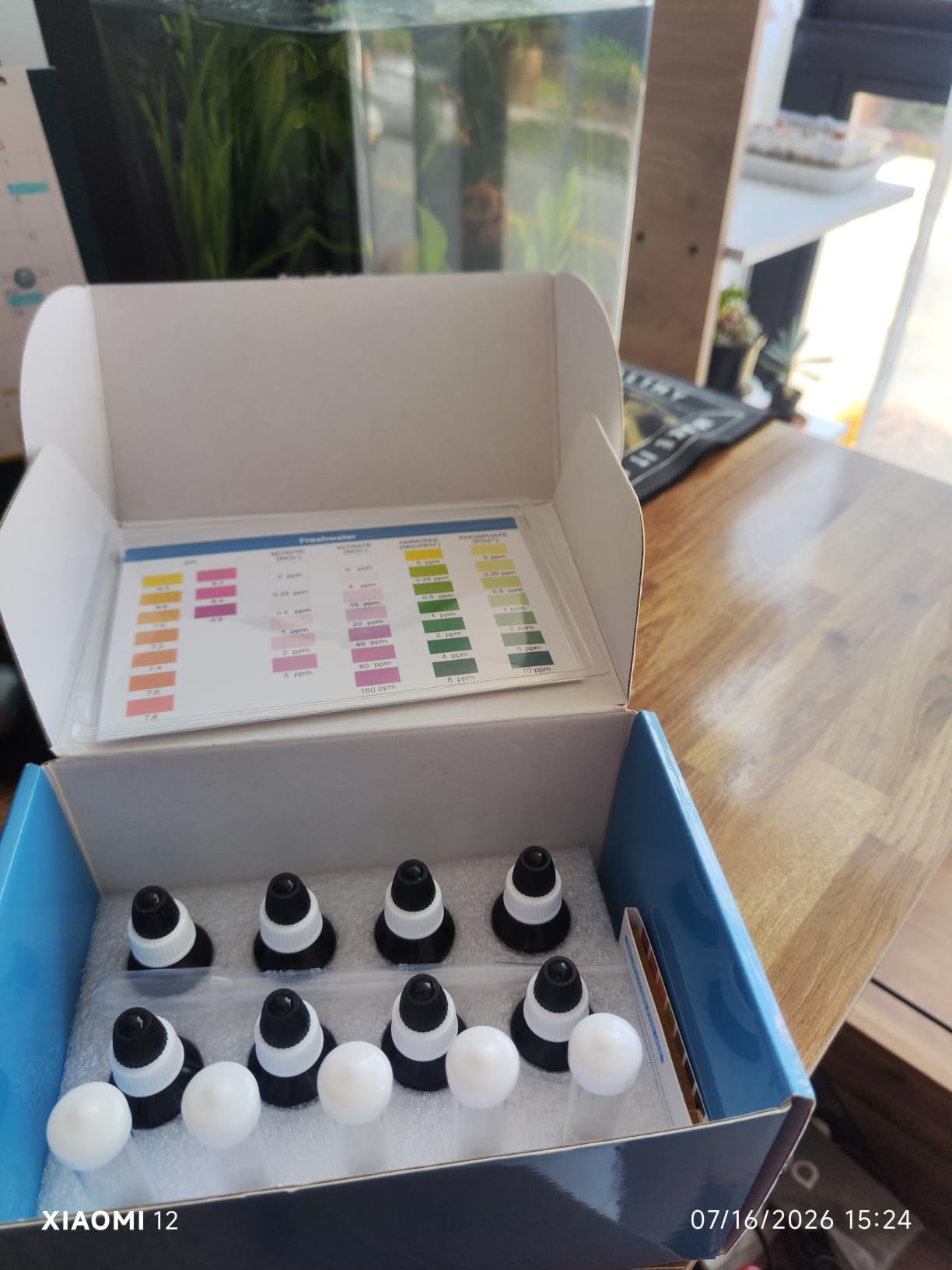 Pawfly 5 in 1 Aquarium Water Master Test Kit, Fish Tank Water Testing Kit | Aquarium Water Test Kit for pH Nitrite Nitrate Ammonia & Phosphate customer photo 1