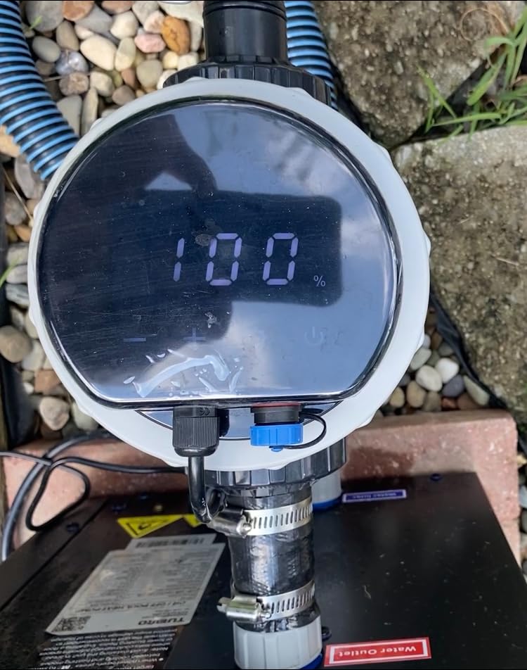 Smart Salt Chlorine Generator for Above-Ground Pools up to 11,888 Gallons, IP65 Waterproof Saltwater System with App Control, Self-Cleaning Titanium Cell customer photo 1