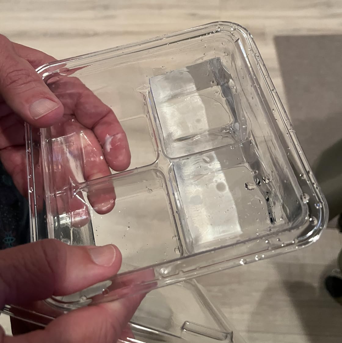 Klaris Mini - Clear Ice Cube Maker - Makes 2 Large, 2 Inch Crystal Clear Ice Cubes customer photo 2