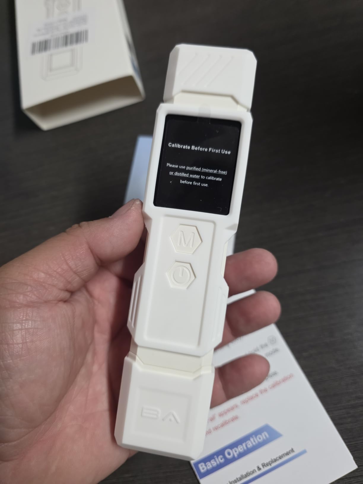 9-in-1 Smart Water Tester with APP Monitoring, Digital Water Test Kit for Turbidity, TDS, EC, Temp, Salt, GH, TOC, COD & UV275, Professional Water Tester for Drinking Water, Well, Tap & Outdoor. customer photo 2