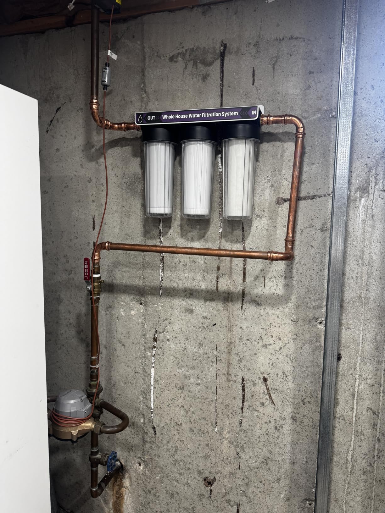 Whole House Water Filter System, 3-Stage Whole Home Water Softener System Highly Reduces Taste, Iron, Scale, Lead, Chlorine, with Heavy Metal and Anti-Scale Filter, 3/4