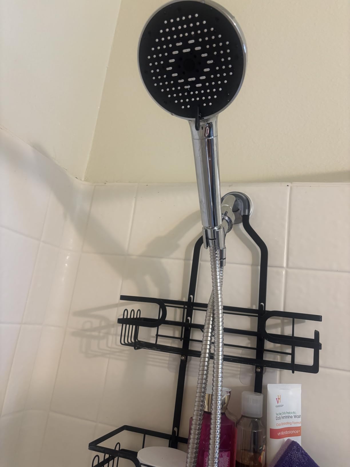 SR SUN RISE NSF Certified Filtered Shower Head with Handheld for Hard Water to Remove Chlorine High Pressure 9-Spray Setting (with Power Wash) Anti-Clog Nozzles (1 Filter, Chrome Silver) customer photo 2