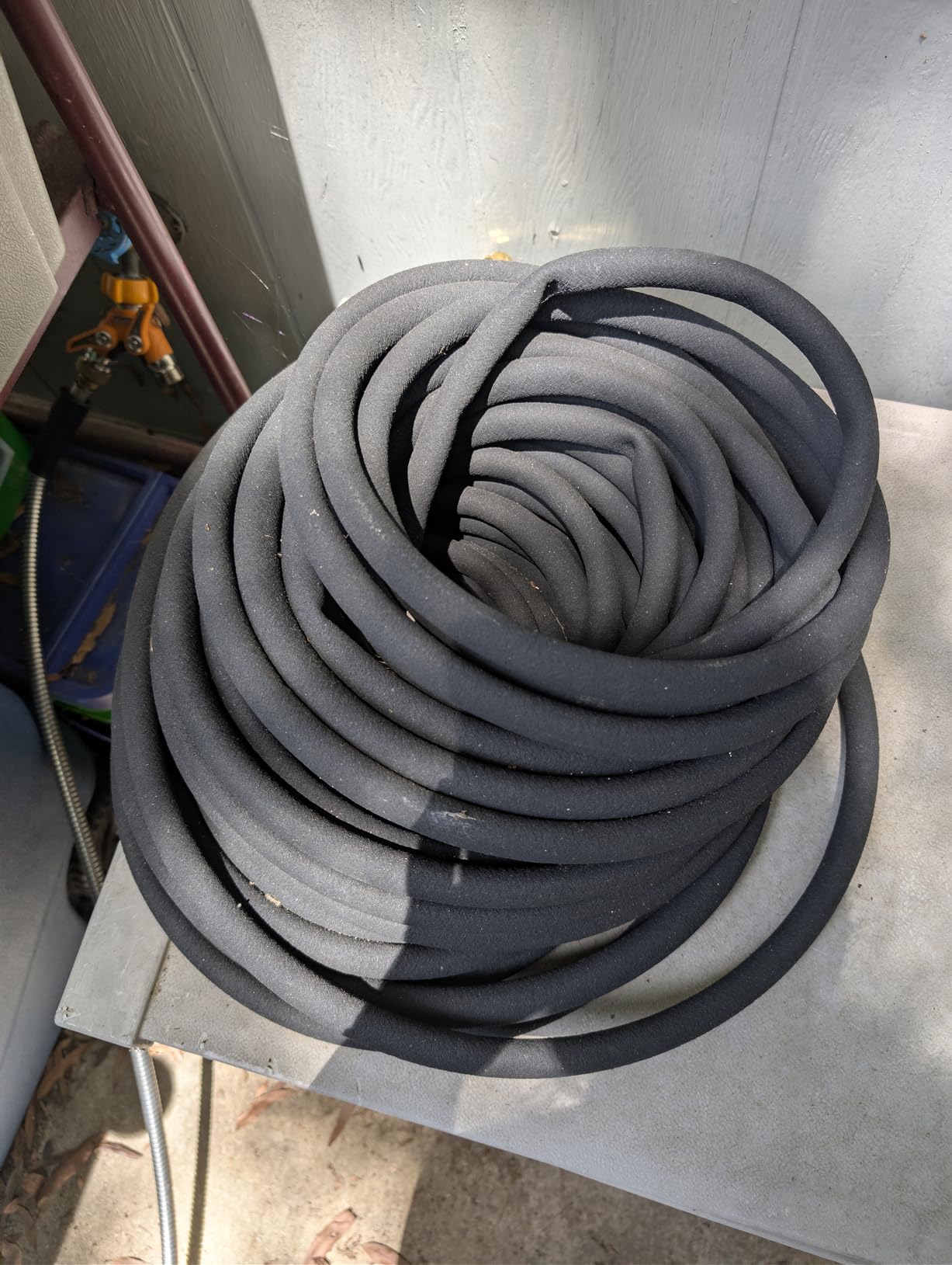 Soaker Hose 100FT 5/8 Inch, Heavy Duty Leakproof Drip Irrigation Hose for Deep Watering Large Flower Beds, Estates & Landscaping customer photo 2