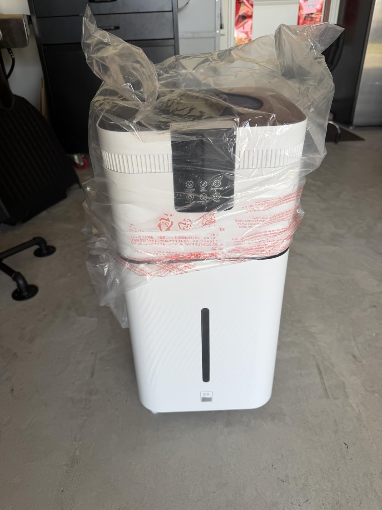 30L/7.93Gal Commercial Humidifier for Large Room 4200 sq ft, 3000mL/H Whole House Humidifiers with Supersized Cool Mist, Quiet Humidifiers for Bedroom, Home, Office, Plants, Warehouse customer photo 1