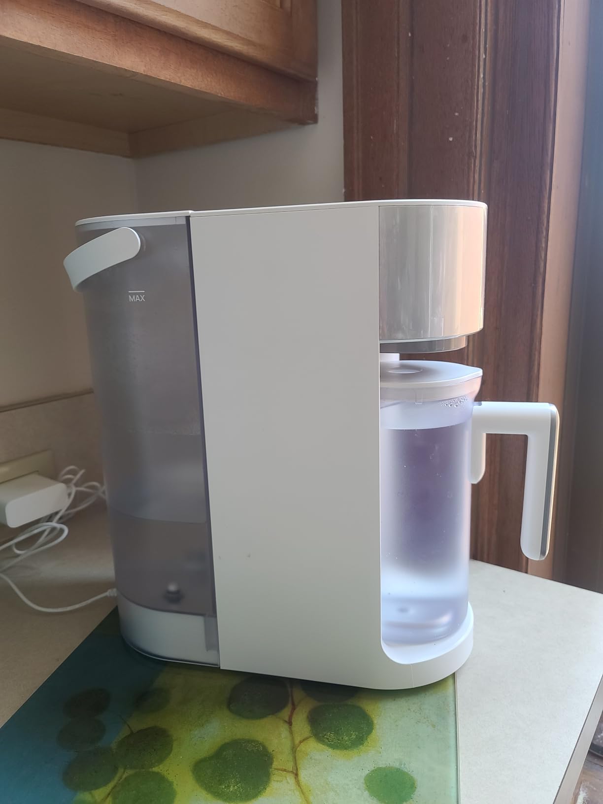 DREO Reverse Osmosis Water Filter Countertop, RO Filtration System, 3:1 Pure to Drain, TDS & Filter Life & 2 Autofill Pitchers, Install-Free, Self-Cleaning Water Purifier, RO Water Filter customer photo 2