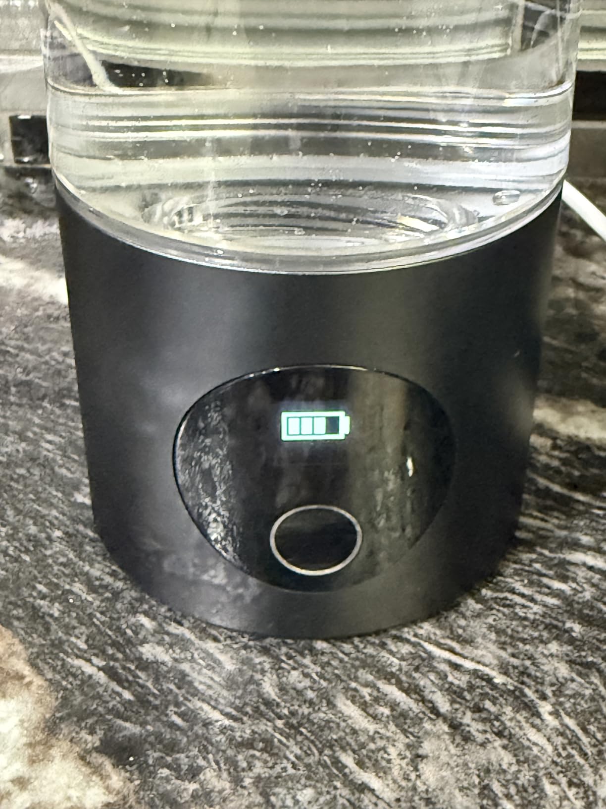 PIURIFY Hydrogen Water Bottle Generator | 17 OZ | Up to 9,970 PPB in 2 Cycles | 3X More H2 Molecular Hydrogen | SPE/PEM Electrolysis | Ergonomic Handle | H2 Hubb & H2 Analytics Certified | Dark Blue customer photo 2