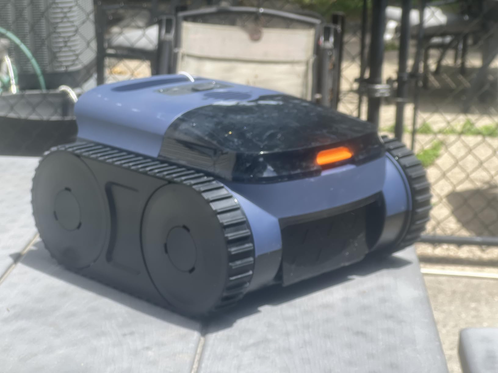 Cordless Robotic Pool Vacuum with Smarter Navigation & Track Drive, Dual 180W Brushless Motors, Wall & Waterline Climbing, 150-Min Runtime, for Inground & Above-Ground Pools up to 2,150 Sq. Ft. customer photo 2