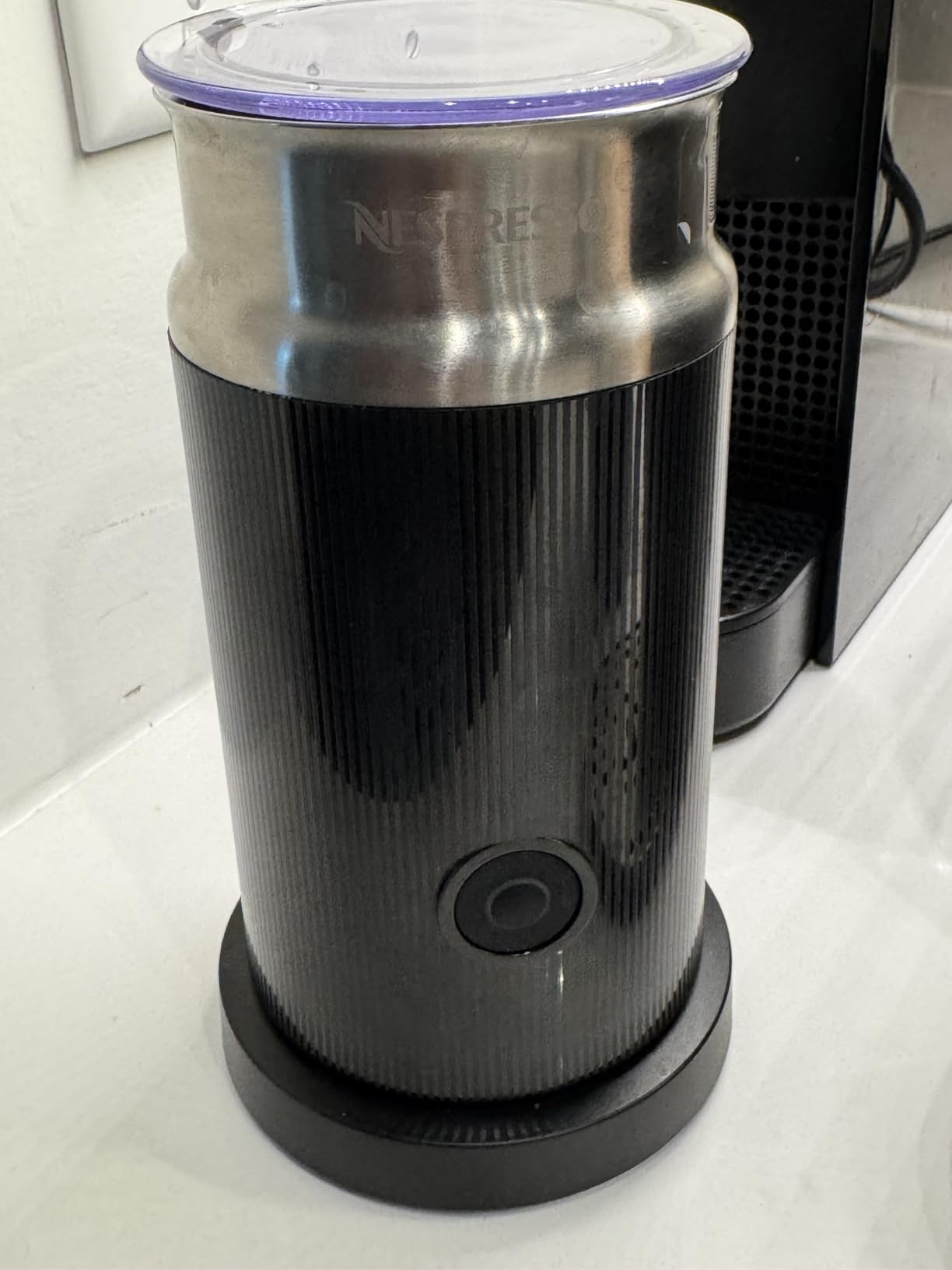 Ninja Nespresso Vertuo Up Coffee and Espresso Maker with Aeroccino, by Breville, Ink Black customer photo 1