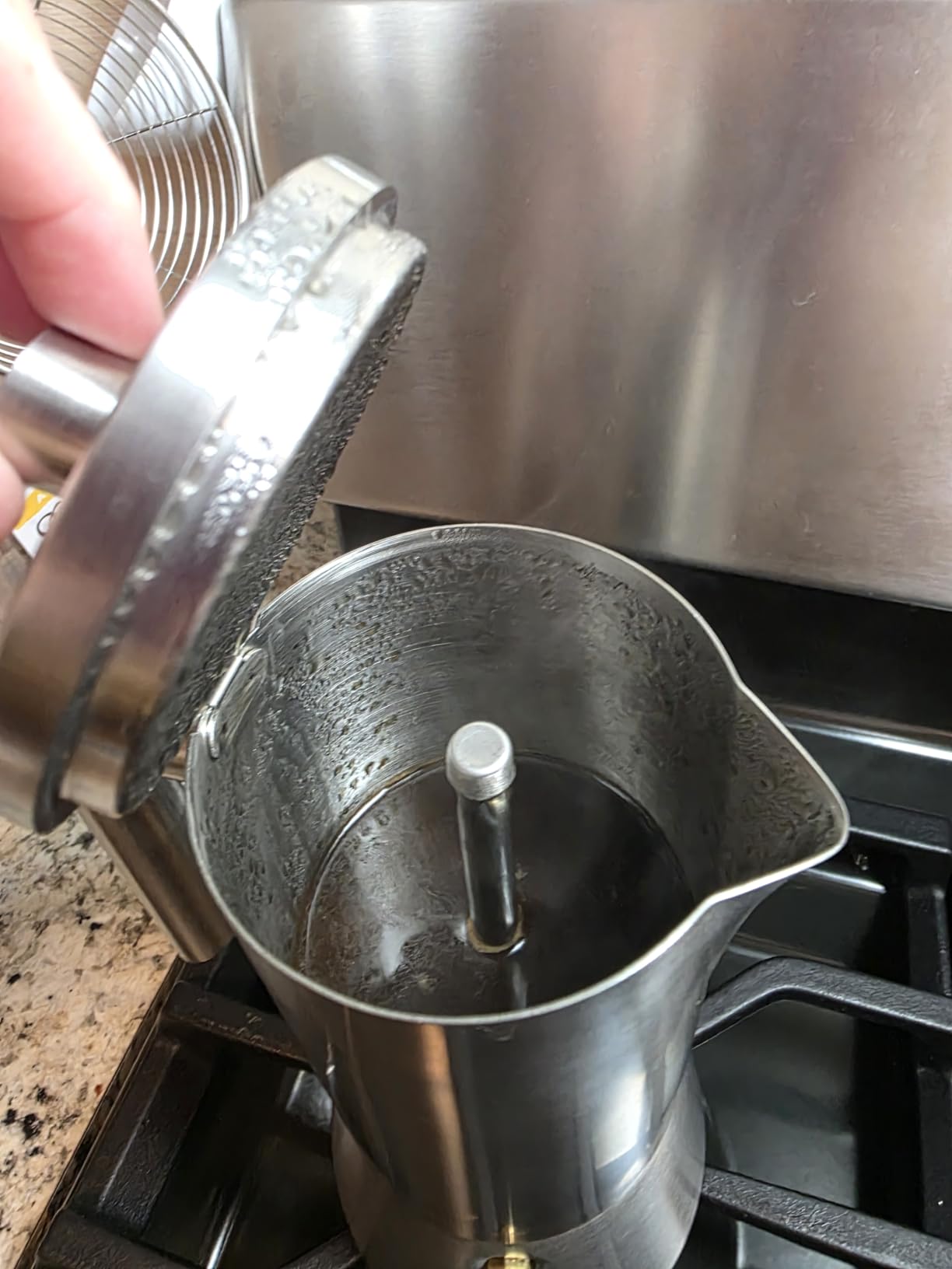 10oz 6 Cup Stovetop Moka Pot Food Grade Stainless Steel | Espresso Coffee Maker, For Gas Electric Induction Stove, Classic Italian Moka Coffee Pot, For Home Camping Travel customer photo 2