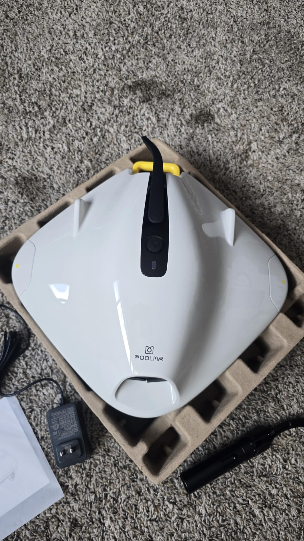 PoolMr Cordless Robotic Pool Cleaner - Above Ground Pool Vacuum Robot - 40W Strong Suction, 120-Min Runtime customer photo 2