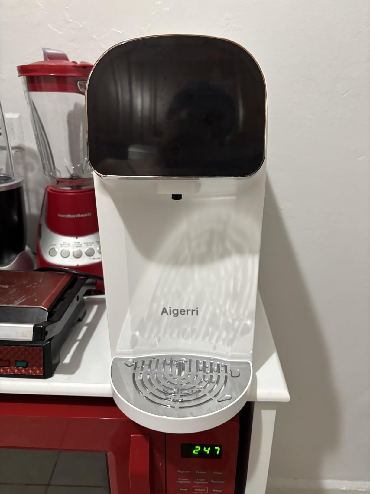 Aigerri UV Countertop Reverse Osmosis Water Filter, NSF/ANSI 372 Certified, 5-Stage RO Filtration System, 5: 1 Pure to Drain, No Installation, Portable Countertop Filtration customer photo 1