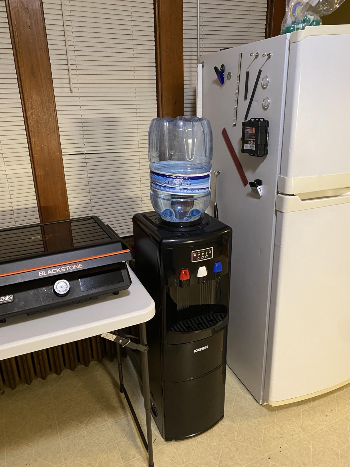 ICEPURE 6-in-1 Bottleless Water Cooler with Ice Maker with 2-Stage Filters, WiFi, Bullet and Crushed Ice, 35lbs/24H, Hot and Cold Water Dispenser Built-in Ice Machine, Child Lock, Stainless Steel customer photo 1